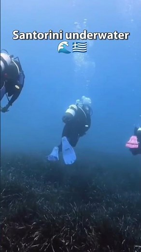 Santorini's Secret World Revealed #diving #greece #adventure