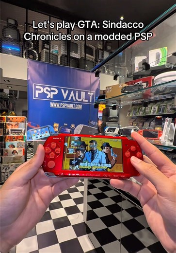 ‏Modders are still dropping full on games like this #psp #gta | psp games