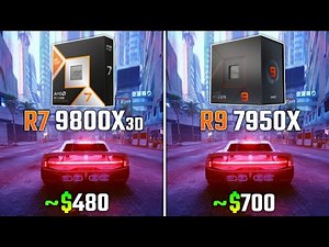 RYZEN 7 9800X3D vs RYZEN 9 7950X | Test in 6 Games