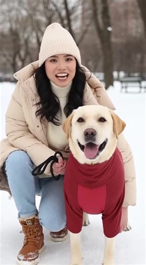 Stay Warm & Dry in the Snow! ❄️ Ultimate Winter Coat for Big Dogs #WinterDogClothes #DogJacket #LargeDogGear #WinterDogGear #WaterproofDogCoat