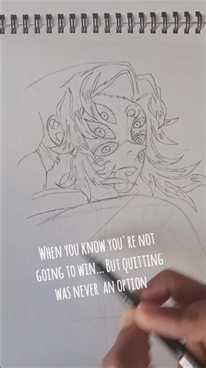 Kokushibo drawing from demon slayer 🎨🔥