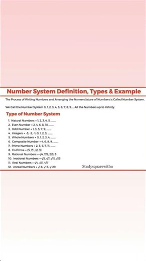 CRACK the Number System: Tricks & Definitions You NEED to Know! (2026 Edition)