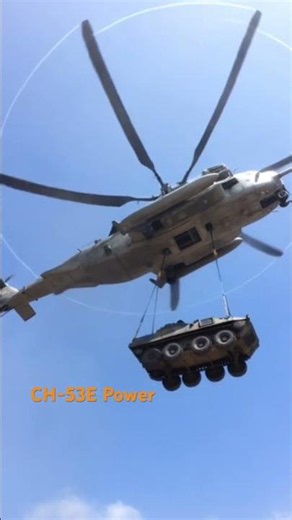 The Helicopter So Powerful It Can Lift an Armored Vehicle #military #aviation #pilot