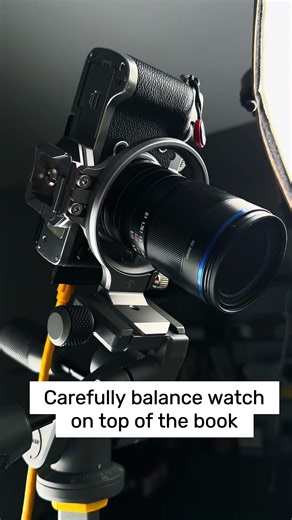 Here’s a simple set up using one prop and one watch. #behindthescenes #productphotography #watches