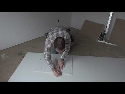 Tick Stick Method For Fitting Odd Shape Drywall