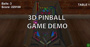 3D Pinball Game Demo by Tegridy Made Games