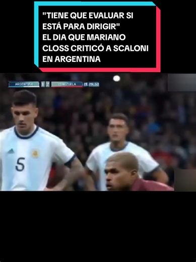 TIENE QUE EVALUAR SI ESTÁ PARA DIRIGIR‼️ - - - - - #argentina #campeonesdelmundo #venezuela #futbol #seleccionargentina