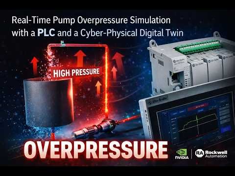Real-Time Pump Overpressure Simulation with a PLC and a Cyber-Physical Digital Twin