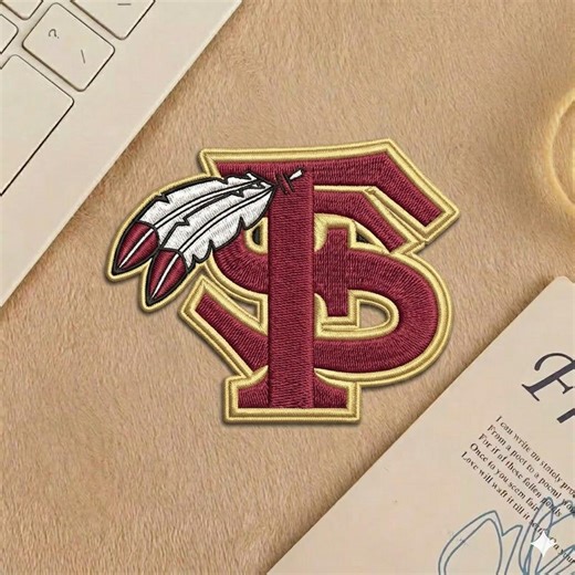 Florida State University FSU Logo Embroidery Patch College Football Fans Sew Iron on Hook Loop Badge - Etsy