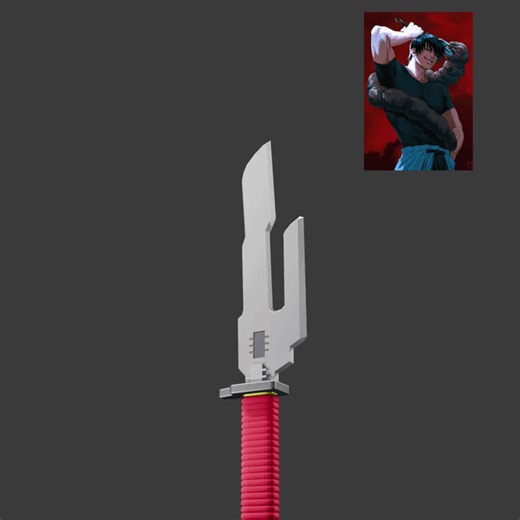3d-print-toji-fushiguro-s-inverted-spear-of-heaven-high-quality-3d ...