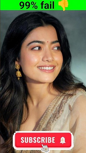Rashmika mandanna picture stop challenge #shorts #youtubeshorts #ytshorts #rashmikamandanna