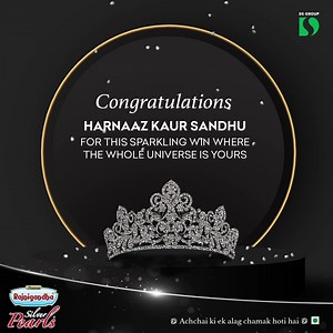 "I believe in myself and that's why I'm standing here today." says Miss Universe 2021, Harnaaz Sandhu, a 21-year-old Indian girl who brought the crown back to India after 21 years. Harnaaz, who's Instagram bio reads, “Shine like the whole Universe is yours”, leads by example to believe in ourselves. We salute her and her self-trust and confidence. #MissUniverse #RajnigandhaPearls | Rajnigandha Silver Pearls
