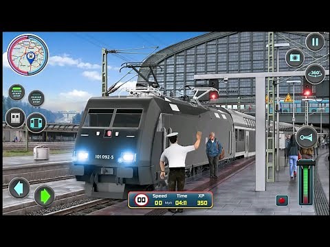 🚄 Real Train Simulator 3D | High Speed Train Driving Game | Train Racing Gameplay (128 KPH!)