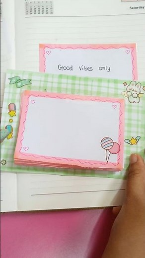 1 Paper = Cute Sticky Notes 💗✨| Back to School DIY | #diy #craft #papercraft #trending #shorts