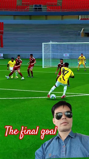 Demonstrating the super artistic final goal by team #brazil #FIFAWorldCup2026 #rivaldo #messi