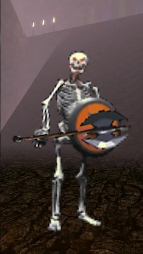 Skeleton Banging On Shield but it's Daggerfall