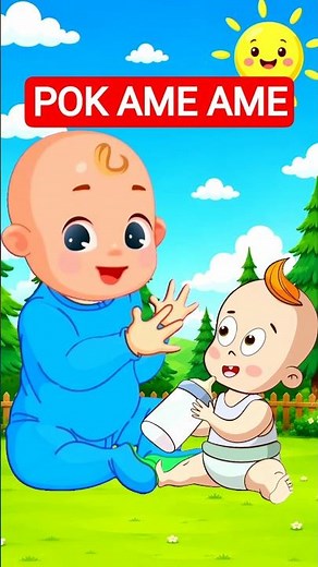POK AME AME BELALANG KUPU-KUPU | short lagu anak | vidio pendek lagu anak