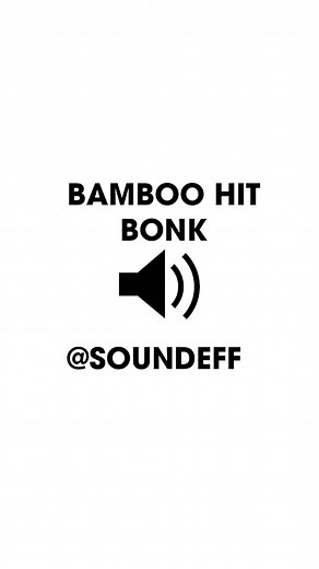BAMBOO HIT #soundeff #soundeffects #amthanheditvideo | sound effect