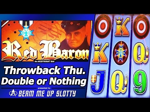 Red Baron Slot - TBT Double or Nothing, Live Play and 3 Free Spins Bonuses