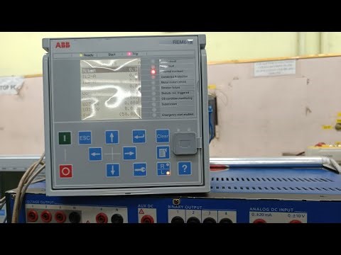 REM615 | Motor protection Relay | ABB | View Settings and Testing in Tamil | #rem615