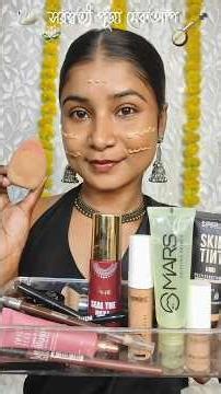 Saraswati Puja Makeup Tutorial With Black saree 🖤✨ #makeup #saraswatipuja #ytshorts #trending