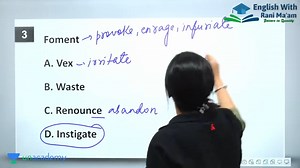 Foment || Vocabulary || English With Rani Ma'am #vocabulary | English With RANI MAM
