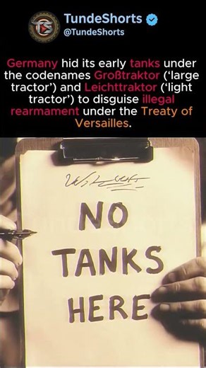 Germany Hid Tanks as FARM EQUIPMENT#ww2