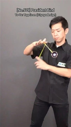 [No.979]🪀Today's Yo-Yo Trick & Tutorial: President Bind #yoyo #yoyotricks #tutorial