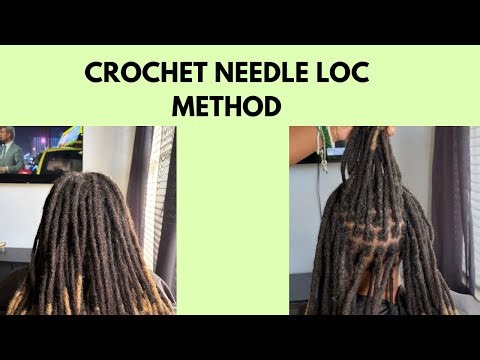 HOW TO USE CROCHET NEEDLE FOR LOCS 🪡