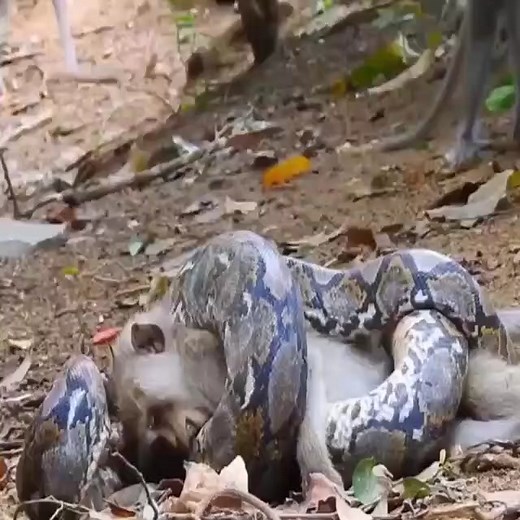 A huge snake attacks a monkey in the forest. The monkey screams and asks the snake to eat it | ECG The Jesus Nation Church - Mthatha Branch | Facebook