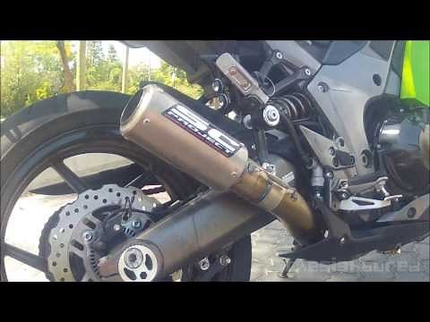 Kawasaki Z1000SX | Ninja 1000 custom SC Project CRT exhaust