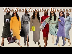 STYLING SWEATER DRESSES For Fall/Winter | Fall Outfits 2023, Fall Fashion Trends | Crystal Momon
