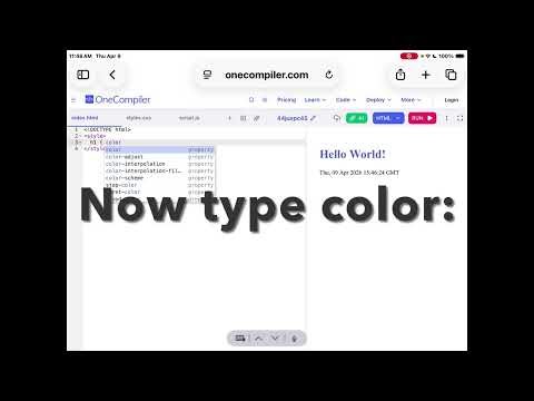 How to change text color in HTML. (Tutorial)