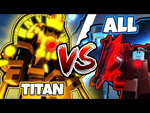 TITAN BRICKBATTLER vs. ALL [The Noob Experiment Battlefront]