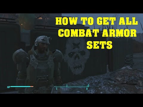 FALLOUT 4 - How To Get All Combat Armor Sets