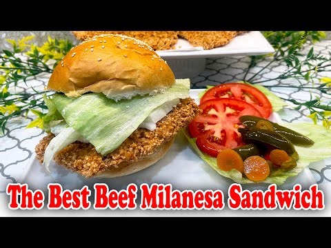 The Best Beef Milanesa Sandwich | Step by Step Recipe