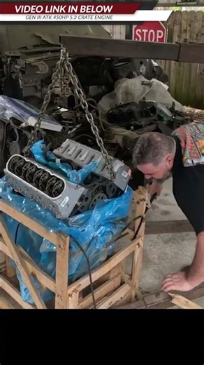 ATK 5.3 450HP Crate Engine Build : PreRunner Project Silverado #shorts