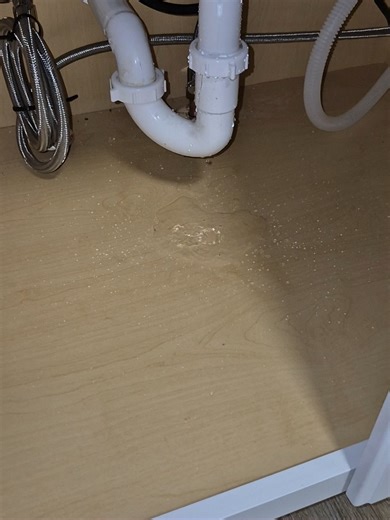 Just another reason to not skip the home inspection... We run water at all the sinks and fixtures to find issues just like this. #techinspect_missouri #homeinspection #homebuyingtips
