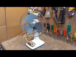 Galaxy 2154 9" Oscillating Desk Fan | Clean, Service, and Balance