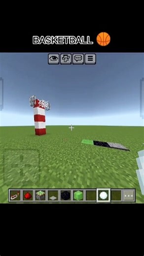 MINECRAFT BASKETBALL 🏀 BUILD #viral #gaming