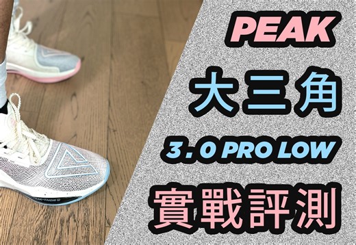 實戰體驗不錯, 但碳板貴又不太PRO PEAK 匹克大三角 3.0 PRO LOW 實戰評測 (ENG/中)