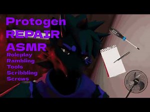 (FURRY) (ASMR) - Protogen repair pt 3. - (soft spoken)