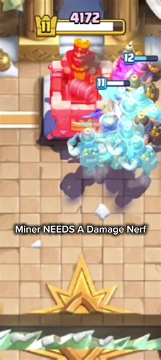Miner Damage Nerf Discussion in Clash Royale