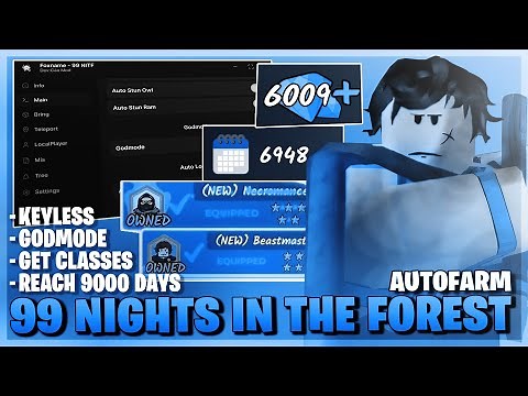 99 Nights In The Forest Script *NO KEY* - New Update, Farm Diamonds, Auto Farm, Godmode & More! 🔦🔥