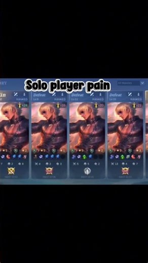 Solo player#mobilelegends