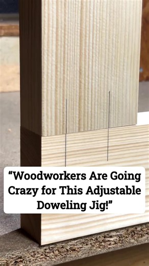 “After 10 Years... I Made the Perfect Adjustable Doweling Jig!” After over 10 years of experimenting with different doweling jig designs, I finally created an adjustable version that works perfectly with any wood thickness! 💪 This jig solves one of the most common woodworking problems — aligning dowel holes precisely without needing a new jig for every project. It’s simple, accurate, and completely DIY-friendly! 🔩🪵 In this video, I’m sharing how the idea came to life and how well it turned ou
