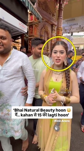 Telly Creates on Instagram: "“Natural Beauty hoon Main..” says Riva Arora in her Interview!"