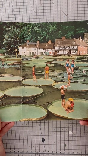 Maya Land | Little village. Handmade collage 2023. . . . . #art #collageart #surrealism #artprocess #videoprocess #waterlilies #village #handmade... | Instagram