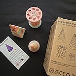 3PCS Impossible Cone,3D Printed Spiral Cone Fidget Toys,Impossible Pyramid Passthrough Sculpture,Stress Relieving Toys for Adults and Kids,Stocking Filler White Elephant Gifts (Purple+Black)