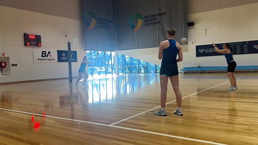 Effective Netball Drill for Chasing Loose Balls and Passing with Precision
